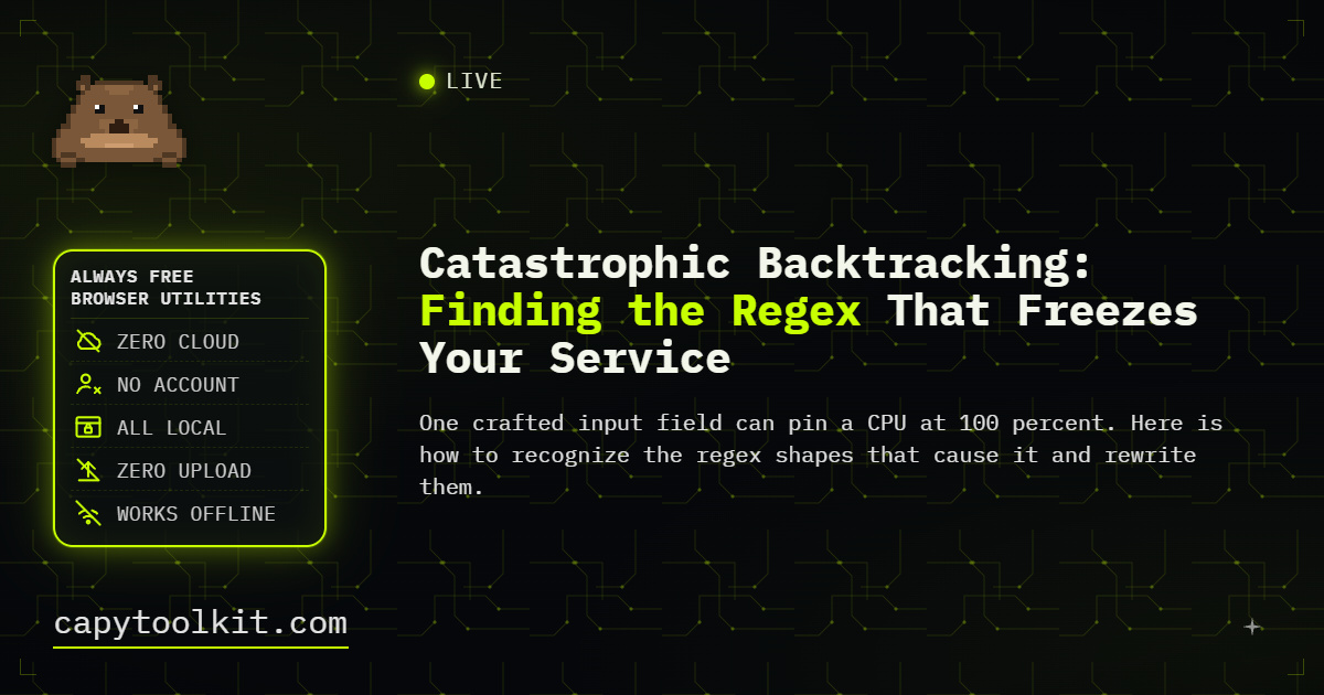 The regex that freezes your service